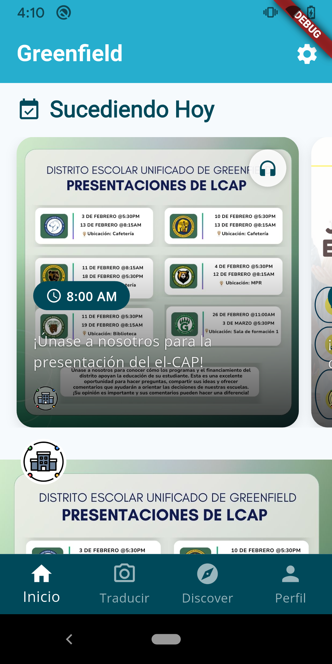 Zona App Screenshot - Feed